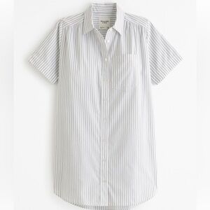Abercrombie poplin shirt dress